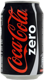 Coca Cola zero lata 33cl.